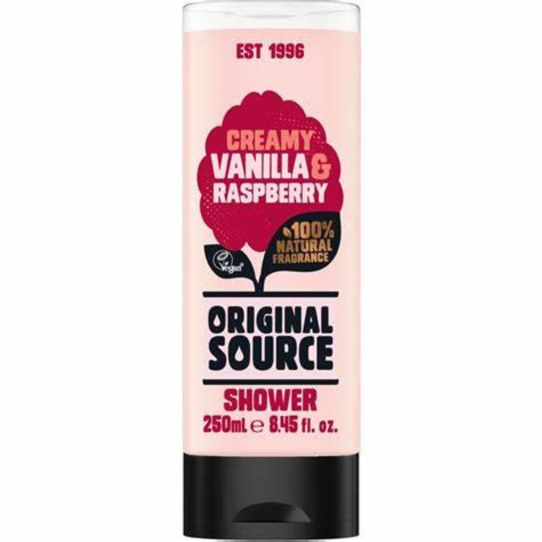 ORIGINAL SOURCE CREAMY VAN N R/BERRY S/GEL 250ML